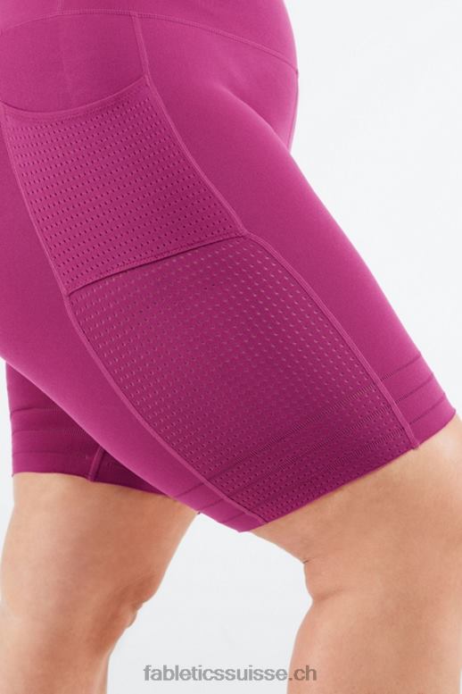 femmes short à poche taille haute en maille sculpturale B0B6R545 graphique pervenche punch/pickleball Fabletics
