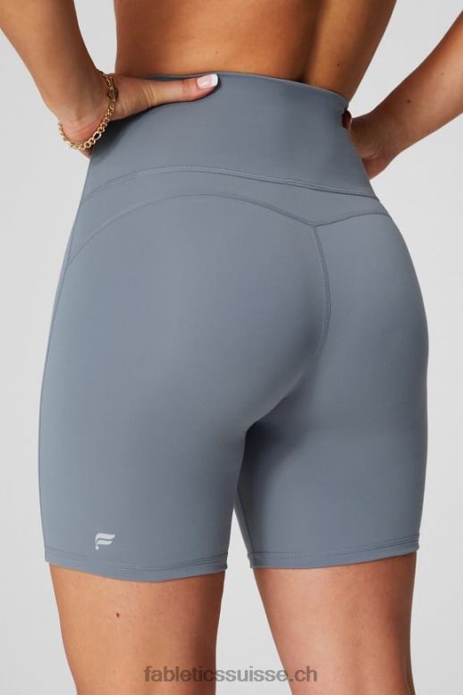 femmes short pureluxe taille ultra haute froncé 6\" B0B6R612 cosmo/graphique violet Fabletics