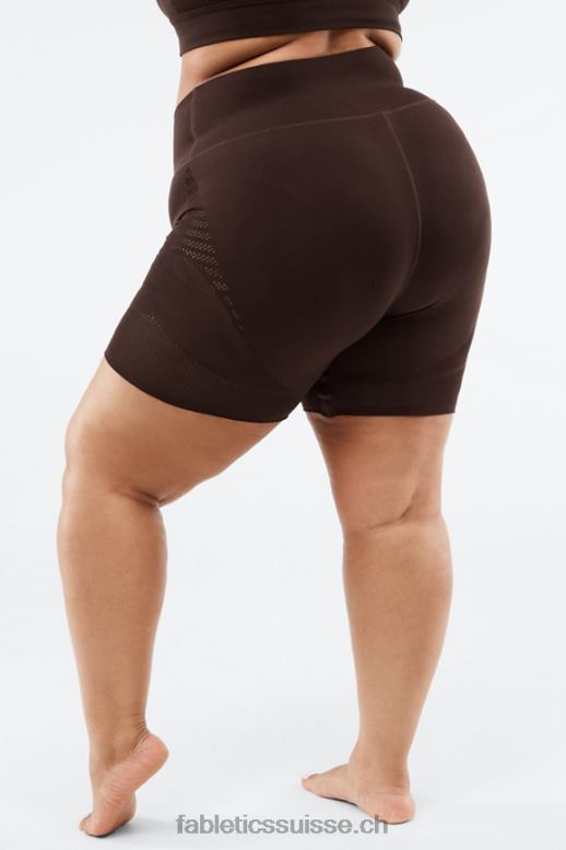 femmes short sculptknit taille haute 6\'\' B0B6R533 logo blanc/blanc Fabletics