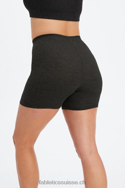 femmes short slim en maille restaurée B0B6R400 minuit marine/éclaboussures Fabletics