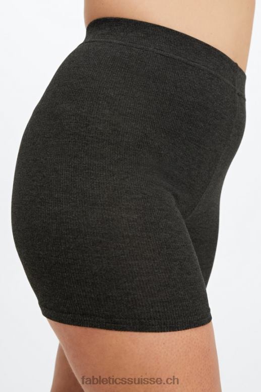 femmes short slim en maille restaurée B0B6R400 minuit marine/éclaboussures Fabletics