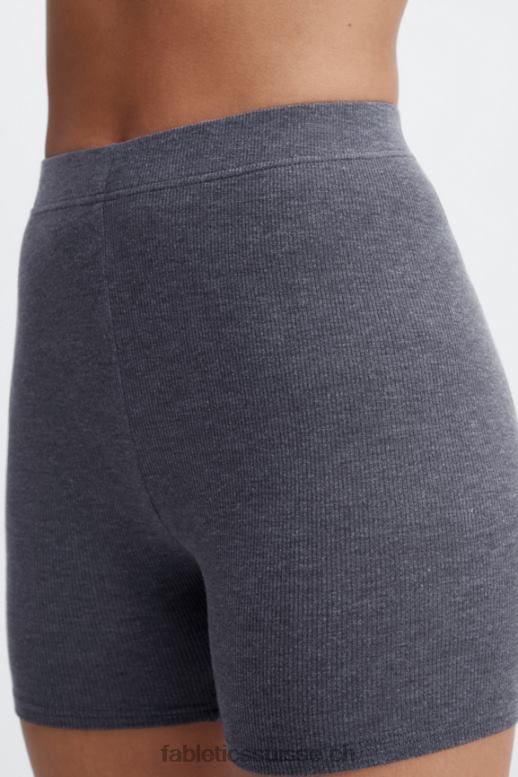 femmes short slim en maille restaurée B0B6R404 dunes/bleu lunaire Fabletics