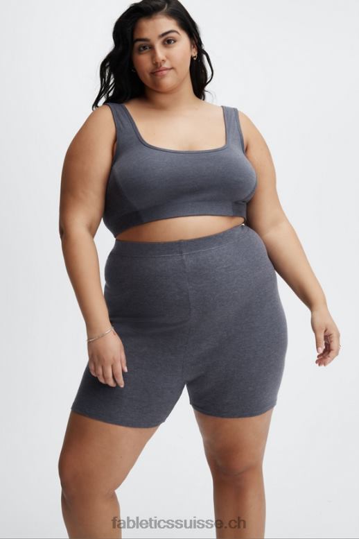 femmes short slim en maille restaurée B0B6R405 dunes/bleu lunaire Fabletics