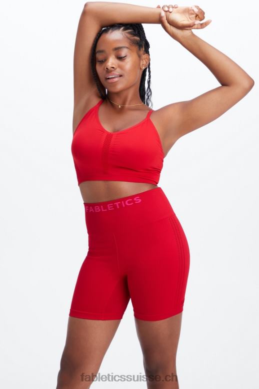 femmes short taille haute 6\'\' sans couture sync B0B6R353 cerise douce/rose peluche Fabletics
