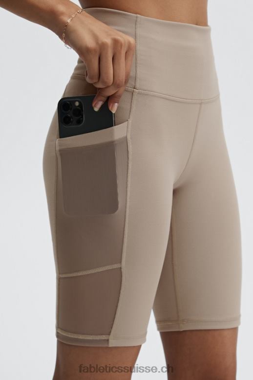 femmes short taille haute 9\'\' powerhold en déplacement B0B6R517 fjord/limonade Fabletics