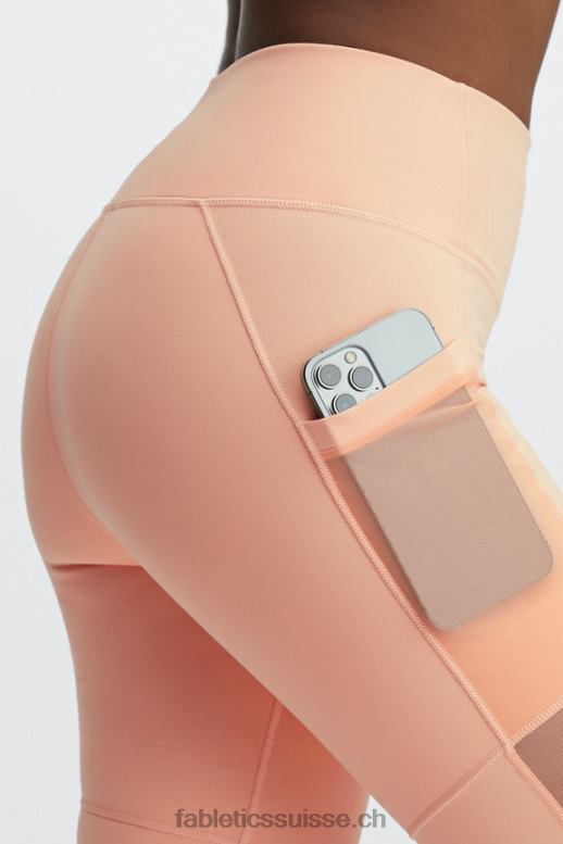 femmes short taille haute 9\'\' powerhold en déplacement B0B6R518 basilic/agrumes verts/nuage rose Fabletics