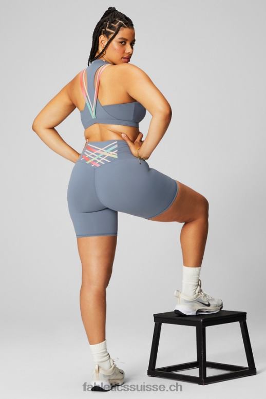 femmes short taille haute boost powerhold 6\'\' B0B6R410 nuage d\'orage/ombre toute la journée Fabletics