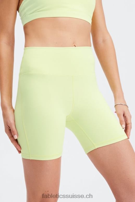 femmes short taille haute boost powerhold 6\'\' B0B6R414 crème au citron/multi Fabletics