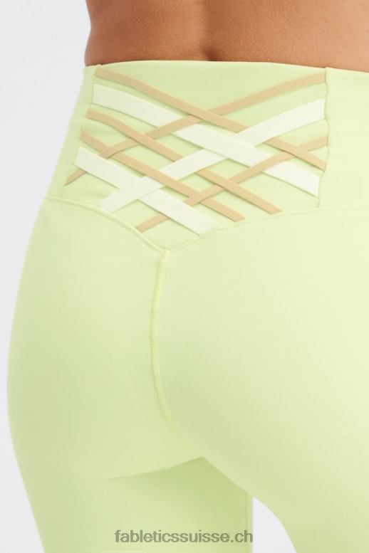 femmes short taille haute boost powerhold 6\'\' B0B6R414 crème au citron/multi Fabletics