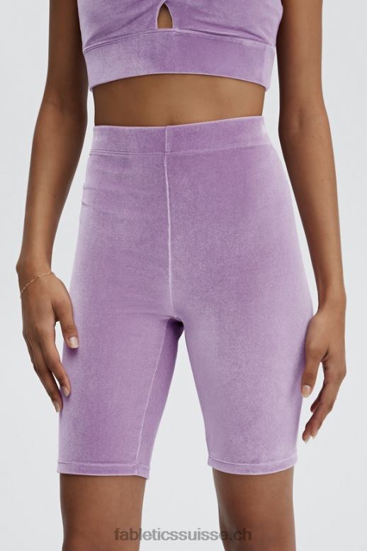 femmes short taille haute en velours 9 B0B6R529 moka irisé/dune de sable Fabletics