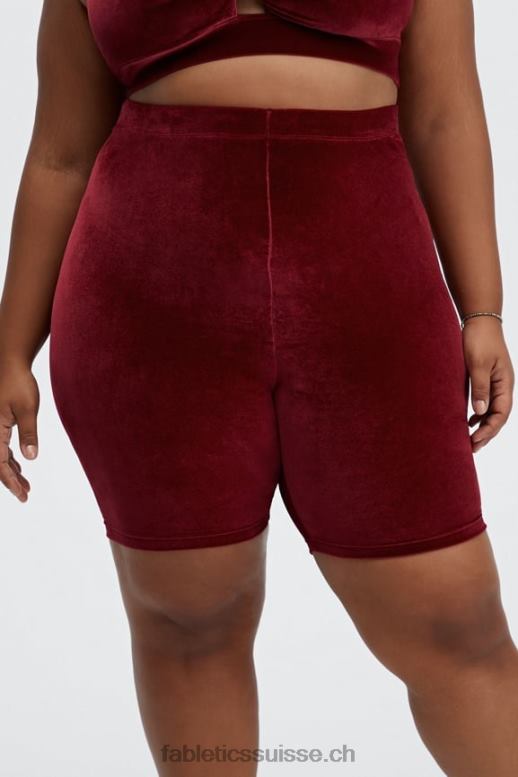 femmes short taille haute en velours 9 B0B6R531 marine/marine Fabletics
