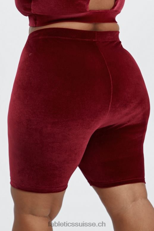 femmes short taille haute en velours 9 B0B6R531 marine/marine Fabletics