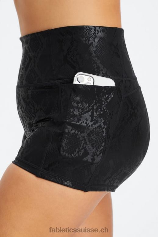 femmes short taille haute ultraluxe 2\" B0B6R382 cobalt profond/aloès Fabletics