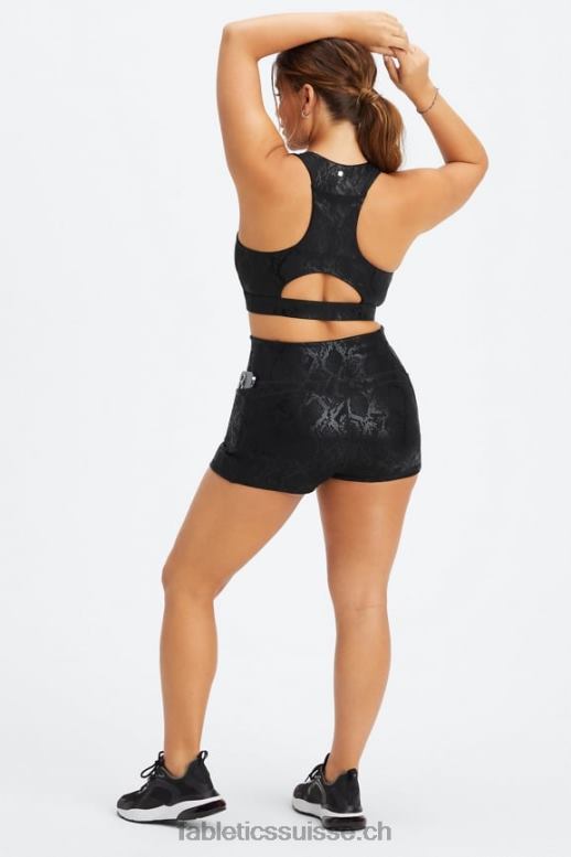 femmes short taille haute ultraluxe 2\" B0B6R382 cobalt profond/aloès Fabletics
