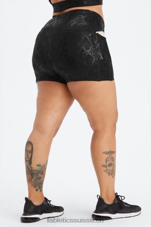 femmes short taille haute ultraluxe 2" B0B6R383 flamme orange/soie Fabletics