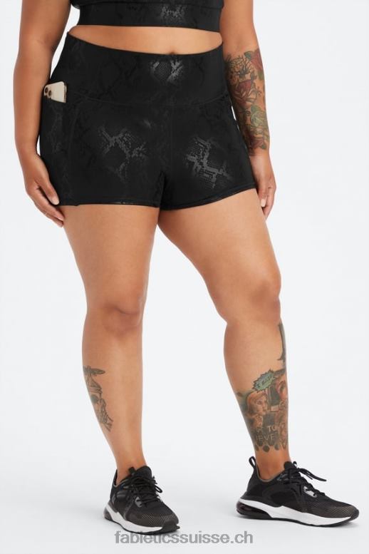 femmes short taille haute ultraluxe 2\" B0B6R383 flamme orange/soie Fabletics