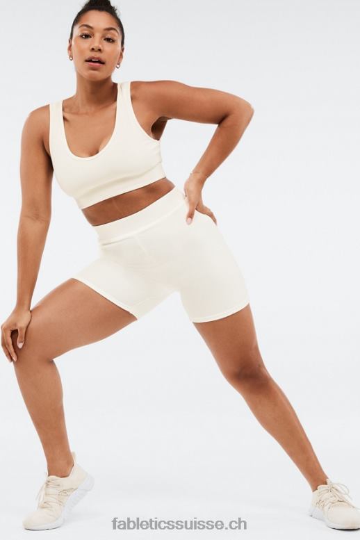 femmes short taille haute veda B0B6R580 écorce de saule/mouche à feu Fabletics