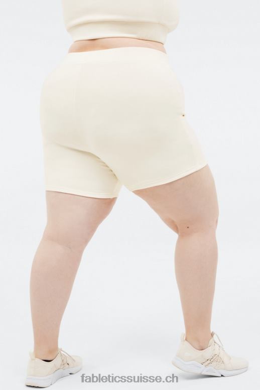 femmes short taille haute veda B0B6R581 soft grey heather/athletic club Fabletics