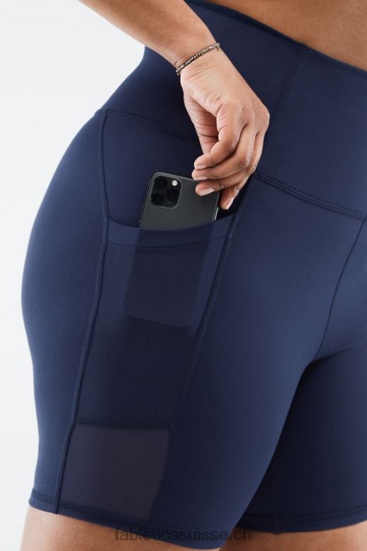 femmes short taille ultra haute 7\" on-the-go B0B6R555 acajou Fabletics