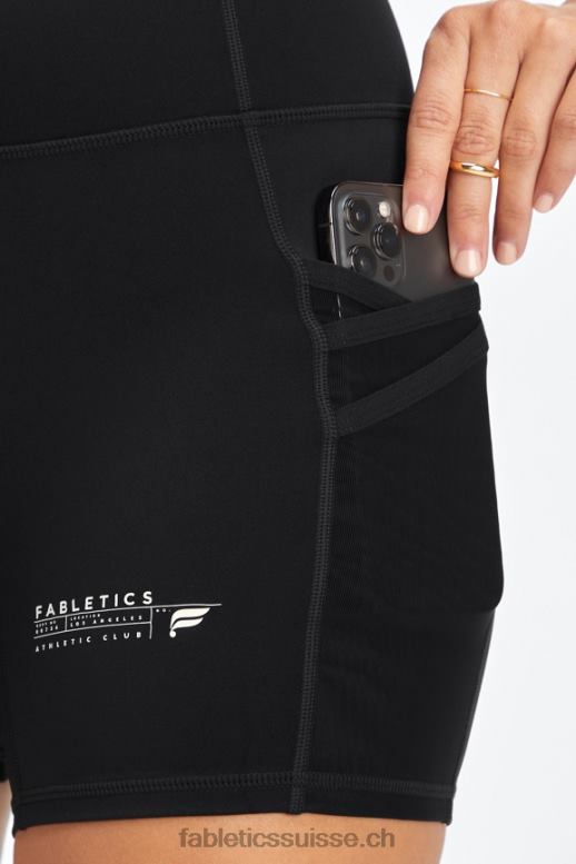 femmes short trinity motion365 taille mi-haute 5\'\' B0B6R362 club noir/athlétique Fabletics