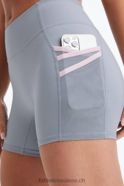 femmes short trinity motion365 taille mi-haute 5\'\' B0B6R363 nuage de pluie/éclat lavande Fabletics