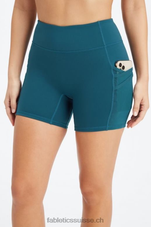 femmes short trinity motion365 taille mi-haute 5'' B0B6R366 chaux sucrée/hyper gazon Fabletics