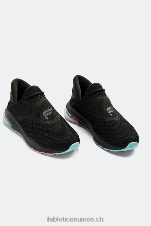 femmes baskets de performance à enfiler B0B6R2953 noir/multicolore Fabletics