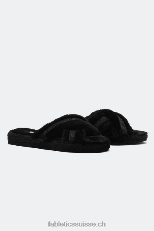 femmes chausson croisé B0B6R2955 noir Fabletics