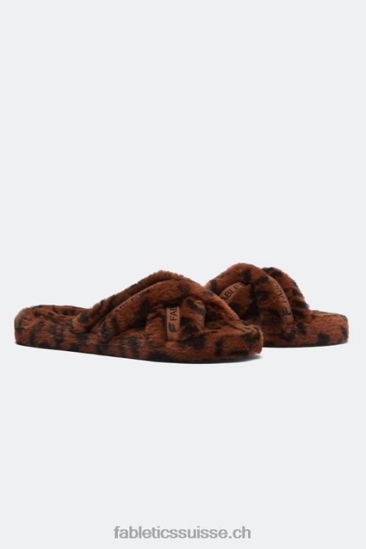 femmes chausson croisé B0B6R2956 léopard Fabletics