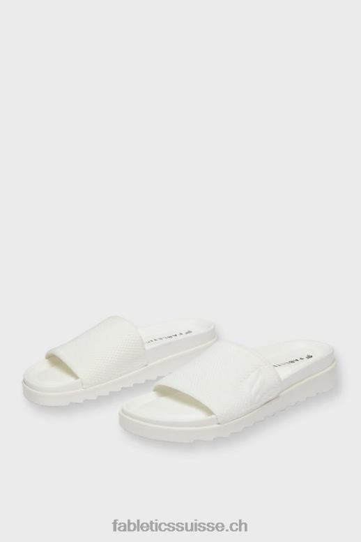 femmes sandale à glissière B0B6R2931 maille active recyclée blanche Fabletics