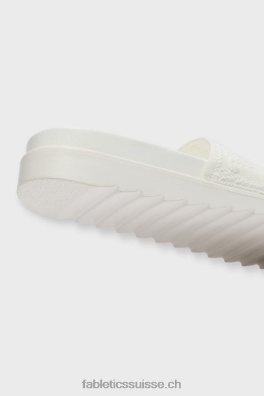 femmes sandale à glissière B0B6R2931 maille active recyclée blanche Fabletics