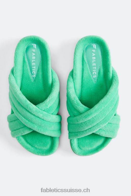 femmes toboggan croisé en tissu éponge B0B6R2959 eau tropicale Fabletics
