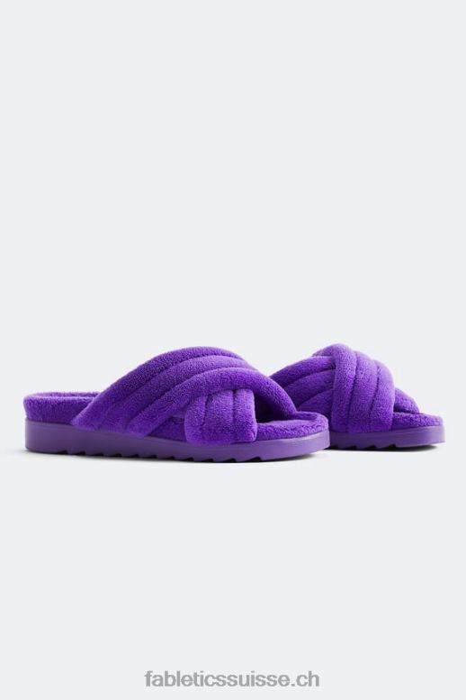 femmes toboggan croisé en tissu éponge B0B6R2961 glycine sauvage Fabletics