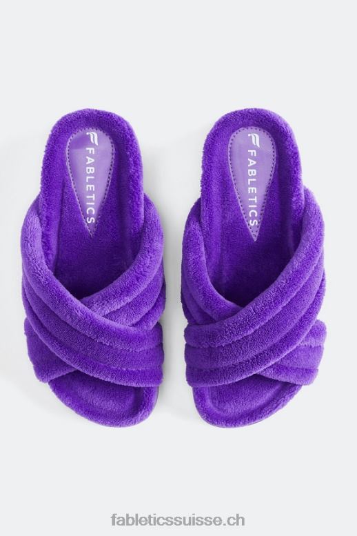 femmes toboggan croisé en tissu éponge B0B6R2961 glycine sauvage Fabletics