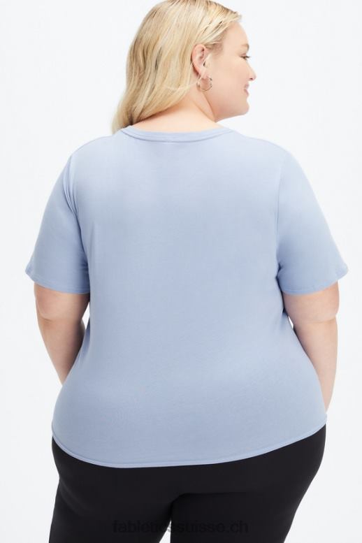 femmes T-shirt en jersey 100 % coton B0B6R2000 bois de coin Fabletics