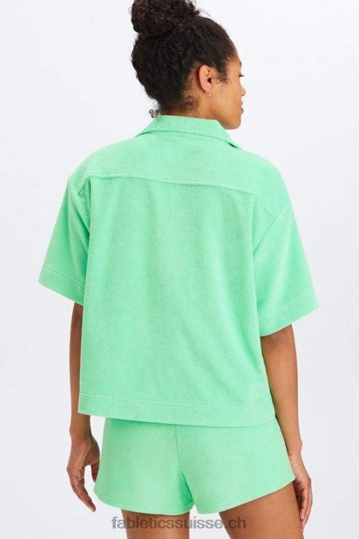 femmes bouton carré éponge île vers le haut B0B6R2038 eau tropicale Fabletics