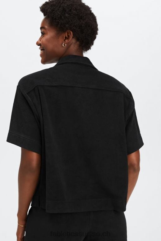 femmes bouton carré éponge île vers le haut B0B6R2040 noir Fabletics