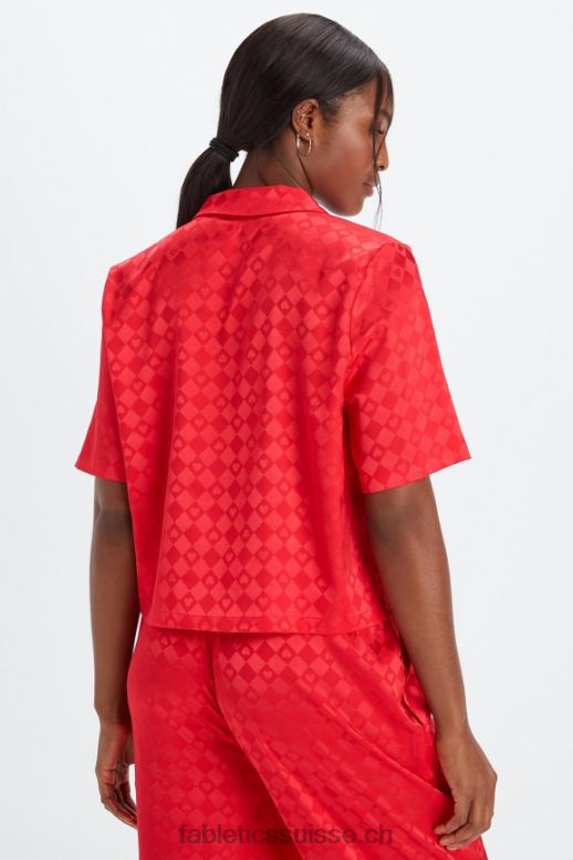 femmes bouton de veille vers le bas B0B6R1987 reine des coeurs Fabletics