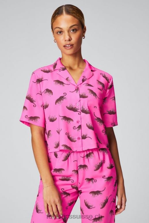 femmes bouton de veille vers le bas B0B6R1988 coeurs sauvages Fabletics