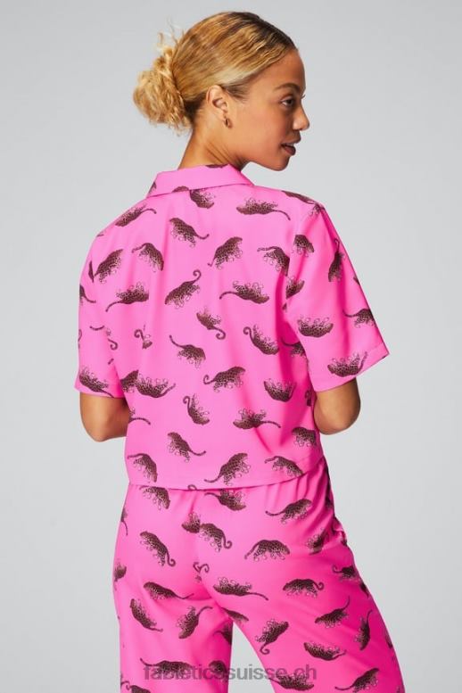 femmes bouton de veille vers le bas B0B6R1988 coeurs sauvages Fabletics