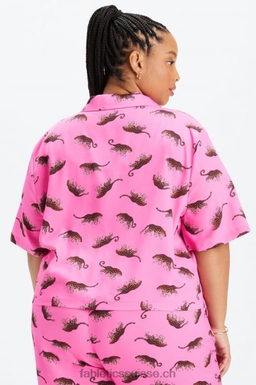 femmes bouton de veille vers le bas B0B6R1989 coeurs sauvages Fabletics