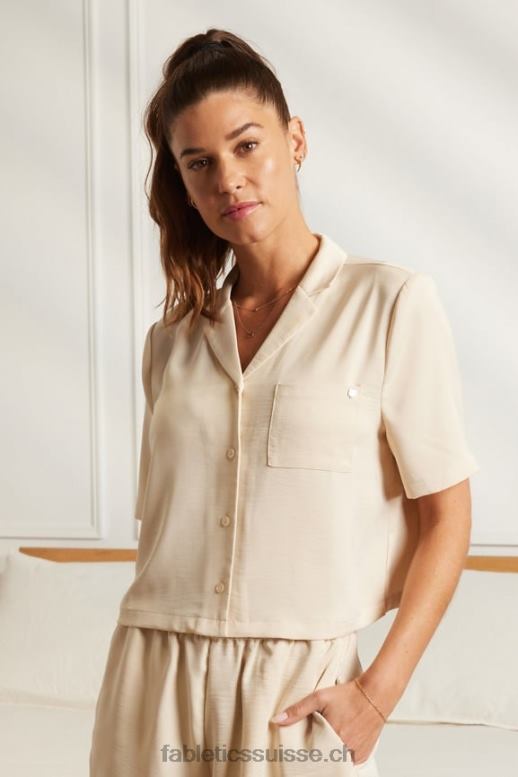 femmes bouton de veille vers le bas B0B6R2031 Tapioca Fabletics