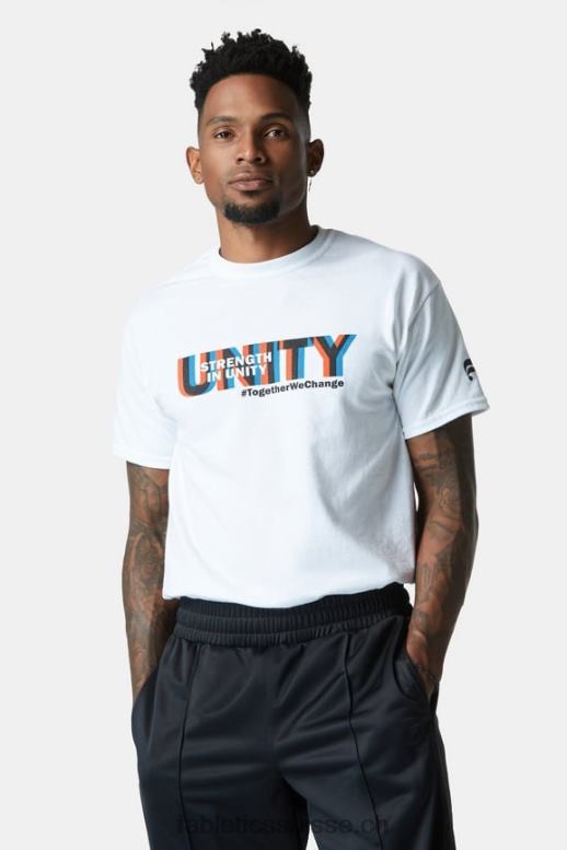 femmes force dans l'unité tee B0B6R2078 blanc/unité Fabletics