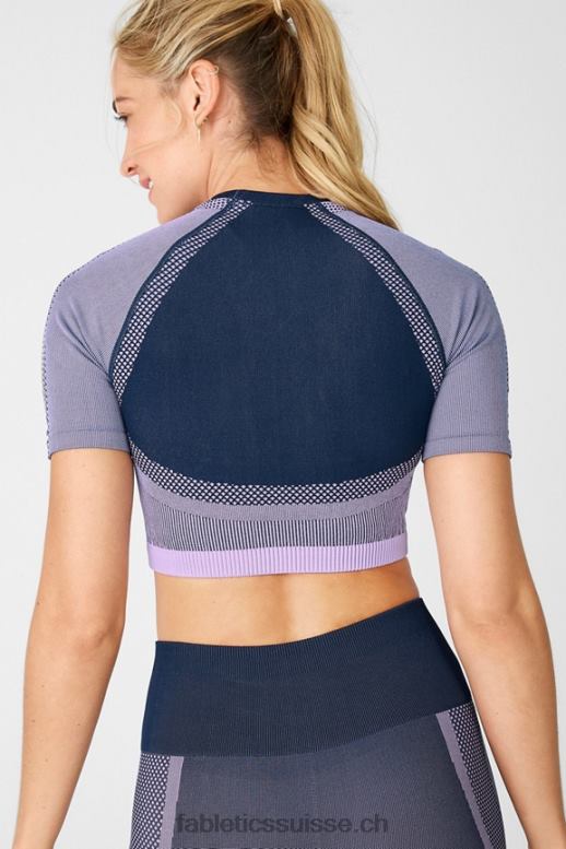 femmes haut court sans couture jessie B0B6R2099 abîme/lilas Fabletics