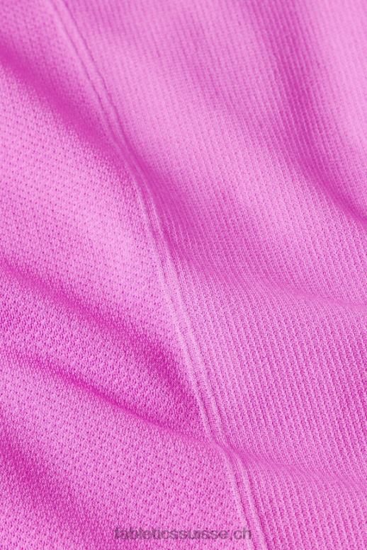 femmes haut à manches courtes en plumes B0B6R1947 évasion rose Fabletics