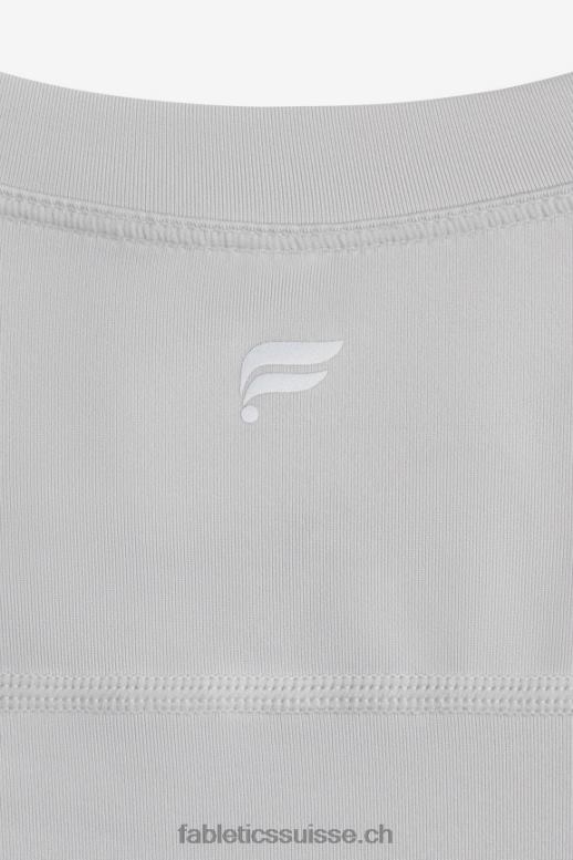 femmes haut à manches courtes phoenix lite B0B6R1976 gris minéral Fabletics