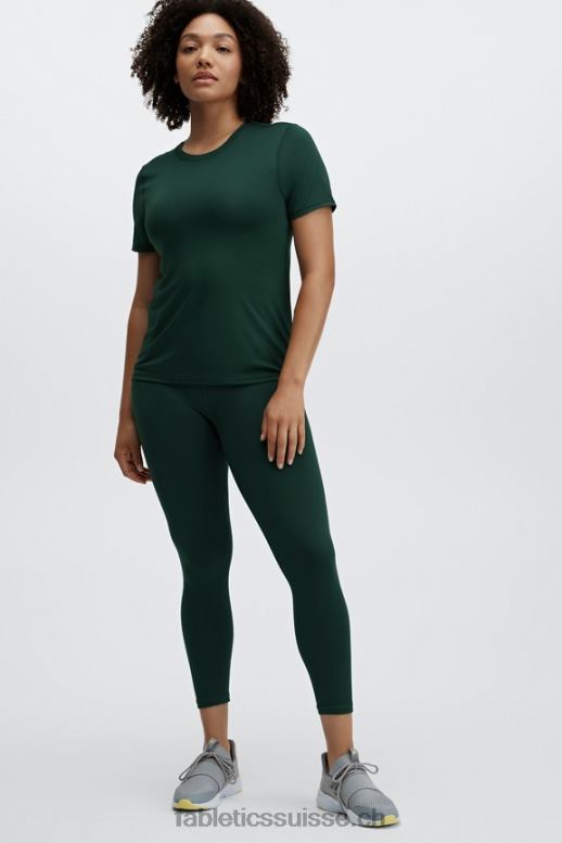 femmes haut à manches courtes phoenix lite B0B6R1985 pin foncé Fabletics