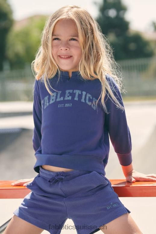 femmes mini ras du cou surdimensionné nandou B0B6R2028 cobalt profond/aloès Fabletics