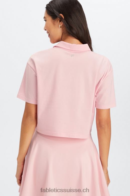 femmes polo à manches courtes B0B6R2006 orchidée rose Fabletics