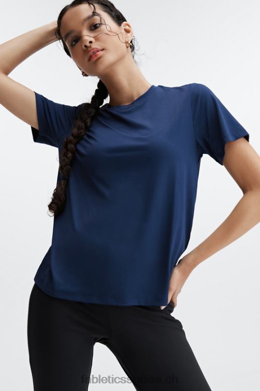 femmes té dry-flex B0B6R2014 bleu marine profond Fabletics